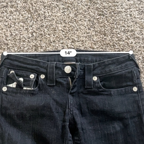 Black Sparkle True Religion Jeans - Picture 7 of 8